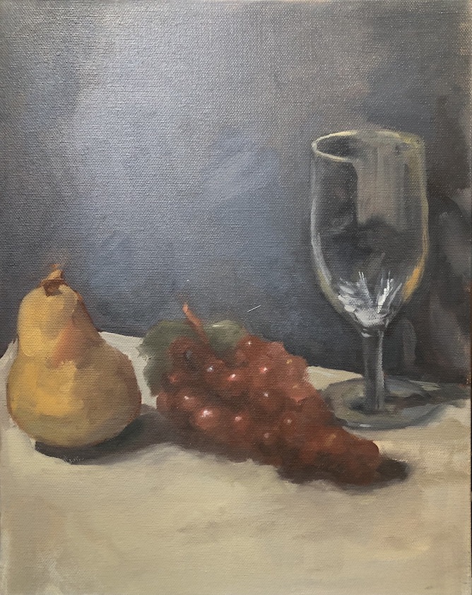 Still Life With Fruit And Glass